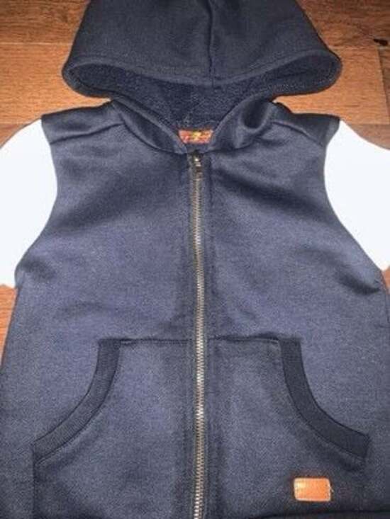 7 For All Mankind Toddler Boy Hoodie Gray Size 24M - Picture 2 of 4